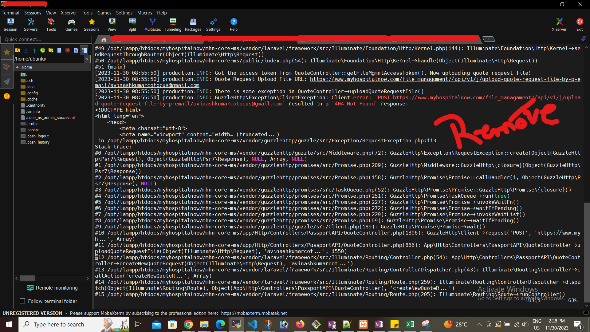 GuzzleHttp\Exception\ClientException: Client error: