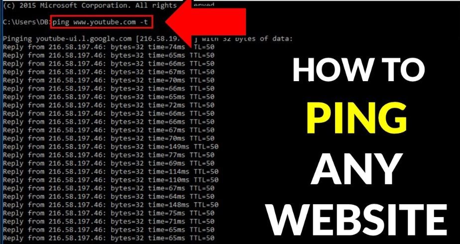 How to ping any domain
