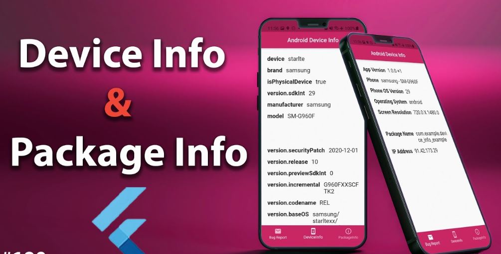 How to get Device info in Flutter