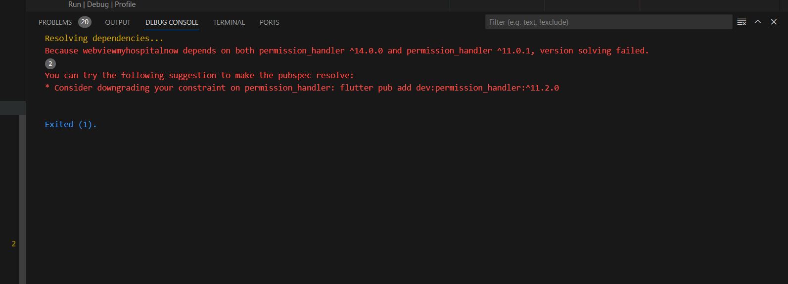 downgrading your constraint on permission_handler: flutter pub add dev:permission_handler:^11.2.0