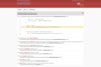 oauth-private.key does not exist or is not readable