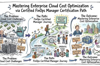 Mastering Enterprise Cloud Cost Optimization via Certified FinOps Manager Certification Path