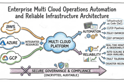 Enterprise Multi Cloud Operations Automation and Reliable Infrastructure Architecture