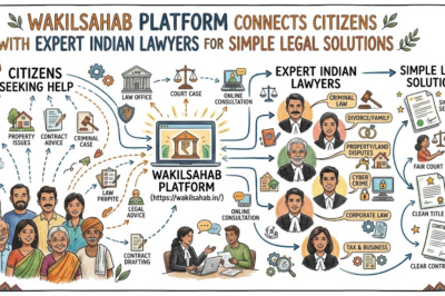 WakilSahab Platform Connects Citizens With Expert Indian Lawyers For Simple Legal Solutions